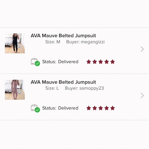 AVA Black Belted Jumpsuit - Picture 5 of 5